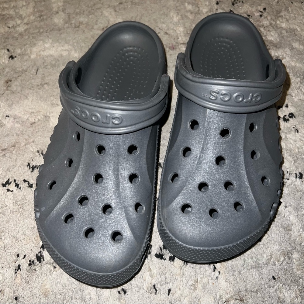 Gray Graphite Baya Clog Crocs